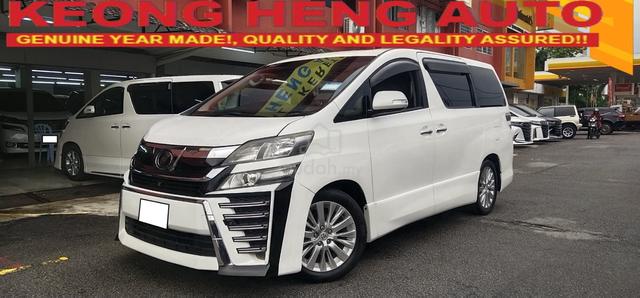 2014 Toyota VELLFIRE 2.4 ZG MODEL (A) FSR 2YR-WRTY - 1