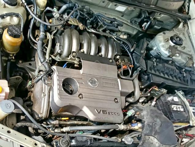 Nissan CEFIRO 2.0 EXCIMO 12k done leather painting - 4