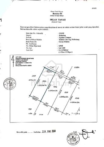 Tanah Murah Tumpat Ada Rizab Jalan 1