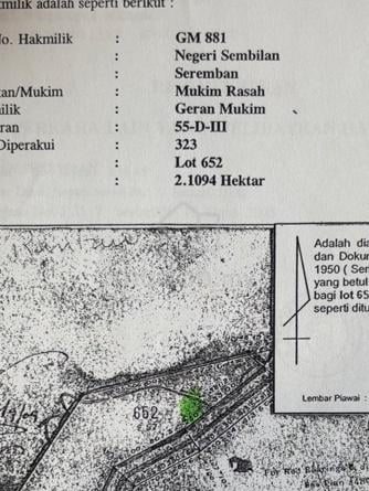 3.3 Acres Mambau Main road 1