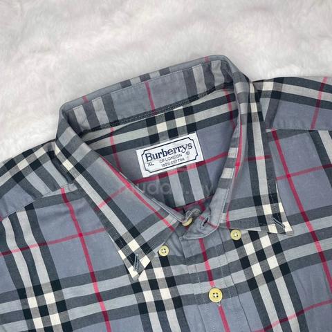 Burberry Grey Checkered Plaid Grey L/S Shirt - photo 4 of 5