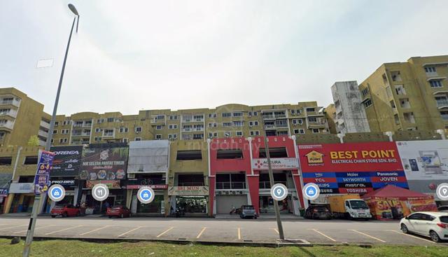 Facing Mainroad 2 Sty SHoplot at Bagan Ajam Butterworth For Rent 1