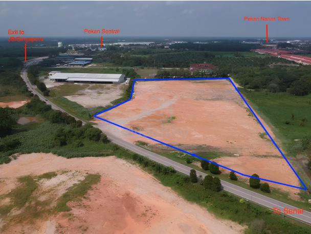 Pekan Nanas 10.7 acres Medium Industrial Development Land For Sale 1