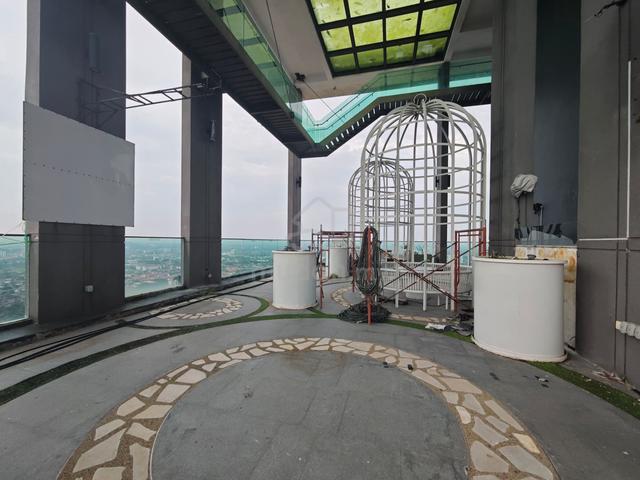 Sub-rooftop Sky garden with Panoramic view at Melaka Tengah for Rent 1