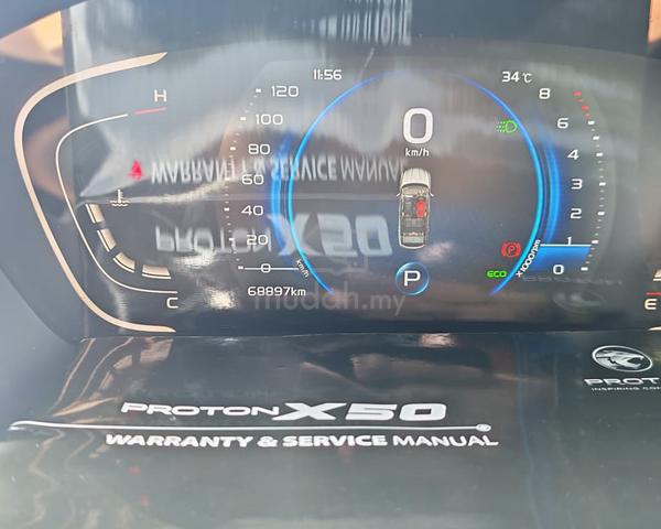 68Kkm FLAGSHIP X50 Full Service Record Proton 1.5L - 4