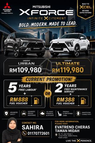 2026 Mitsubishi XFORCE 1.5 URBAN MY26 (A) - 1
