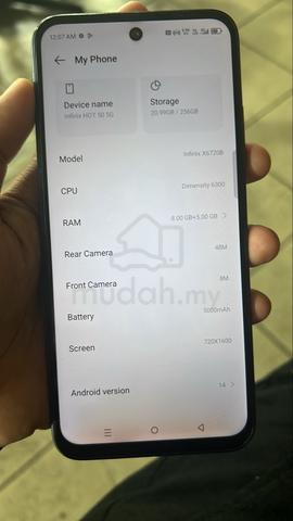 INFINIX HOT 50 5g (PHONE ONLY) - photo 5 of 5