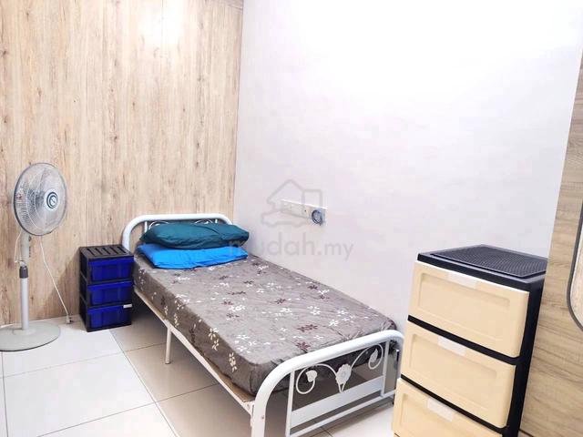 Non Sharing Musslimah ✅ Fully Furnished, Free WiFi & Cleaning ✨ 1