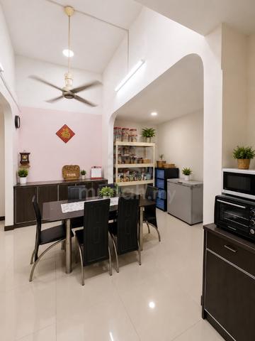 Single storey terrace house kepong for sale Freehold renovated KL 1