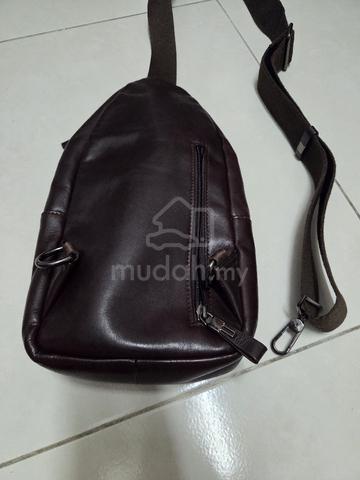 Beg Kulit Asli Genuine Leather Sling Clutch Bag - photo 4 of 5