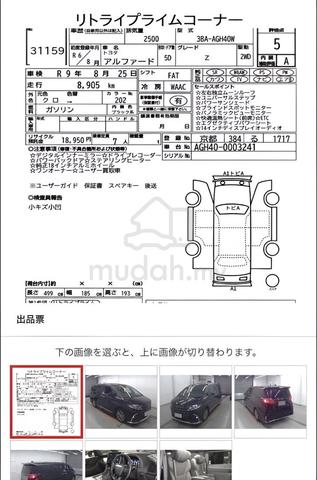 2024 Toyota ALPHARD 2.5 Z DIM S/STEP S/RF 8K+KM 5A - 5