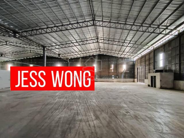 Single storey warehouse for rent with office at sungai bakap jawi (bes 1