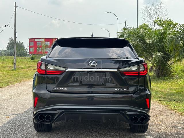 2018 Lexus RX200T 2.0 F SPORT (A) 3 year WARRANTY - 5