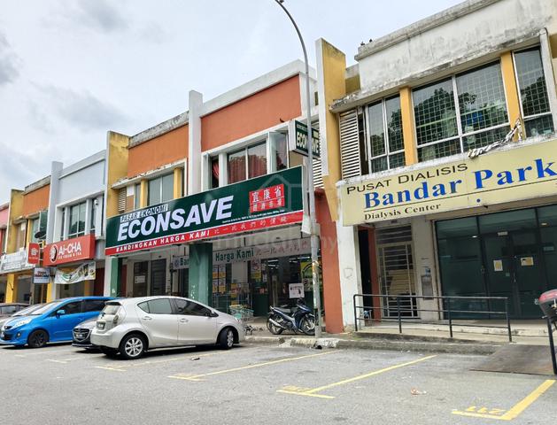2 adjoining 2 sty shop for sale bandar parklands bukit tinggi 3 klg 1