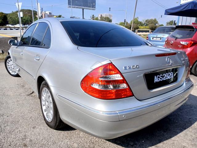 Black interior 2005 Mercedes E200 K (CKD) 1.8 (A) - 4