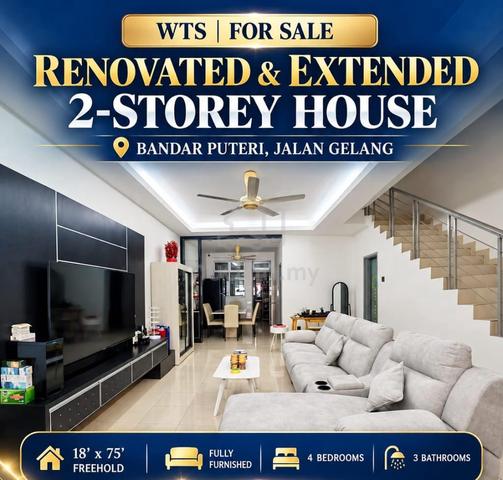 Renovated Fully Furnished 2 Sty Hse Bandar Puteri Klang For Sell 1