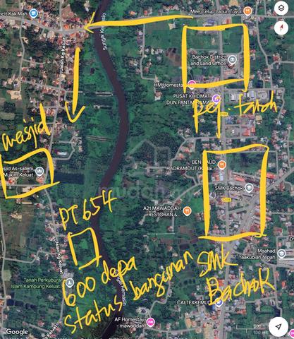 Tanah Murah 600 depa 68k Status Bangunan di Bachok 5