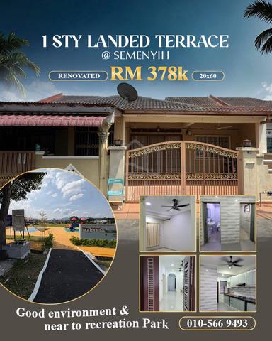 1sty terrace house 20x65 RENOVATED 1