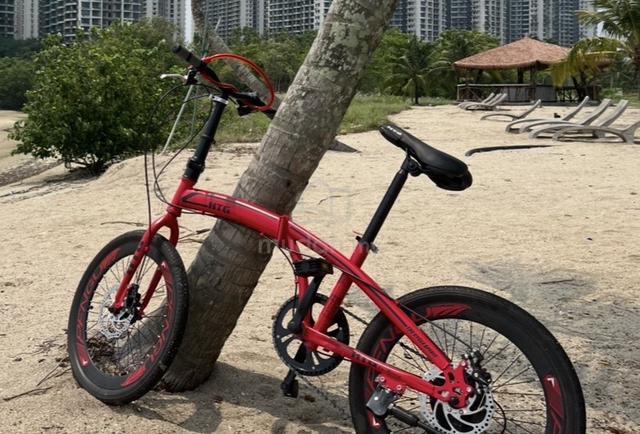 HTG 7-Speed Folding Bike / Foldie with Disc Brakes - photo 2 of 3