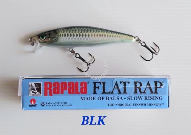 Rapala Flat Rap 8cm BLK Fishing Lure - Sports & Outdoors for sale