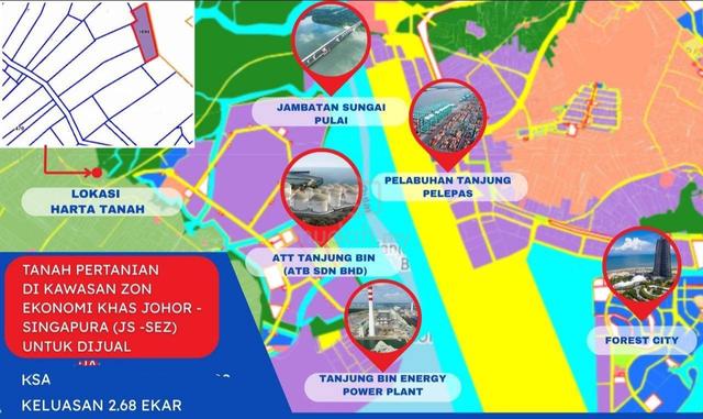 For Sale , Tanah Mukim Sg Karang ,Pontian 1