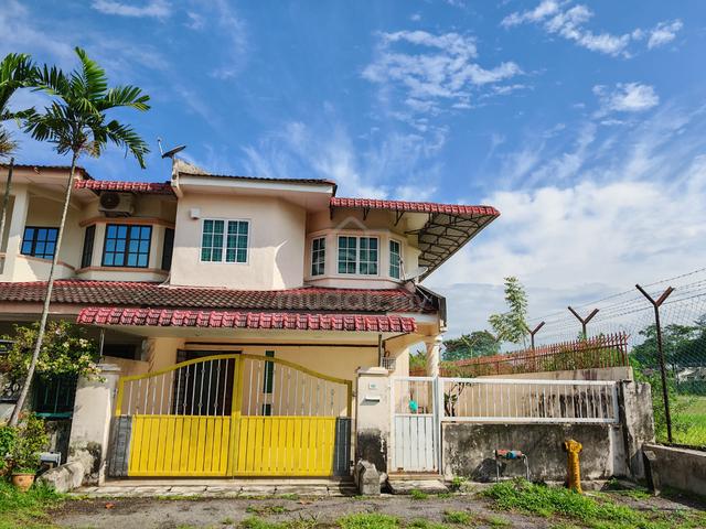 Open facing❗Double Storey Endlot with extra land 1