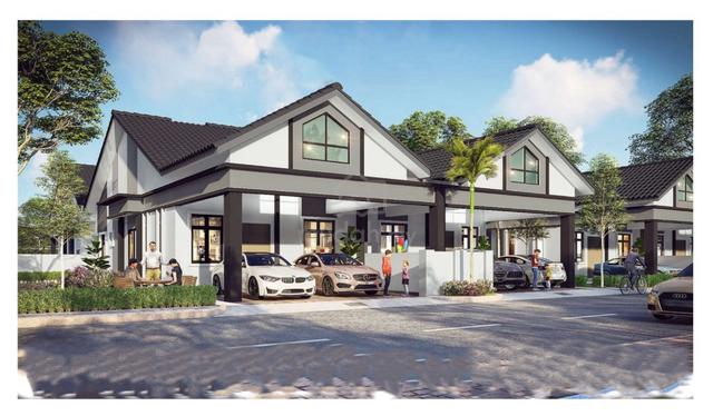 New Launch, Selling Fast 35'x70' Single Storey Semi D, Ayer keroh 1