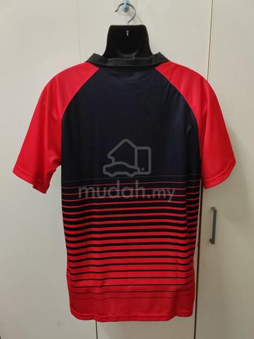ITEM BARU_Rugby Shirt Black_Red size L ARORA - photo 5 of 5