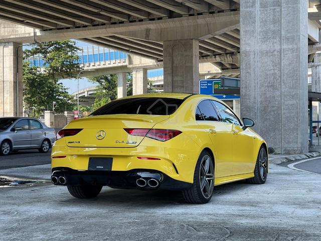 2022 mercedes benz CLA45S AMG 2.0 4MATIC YELLOW 5A - 4
