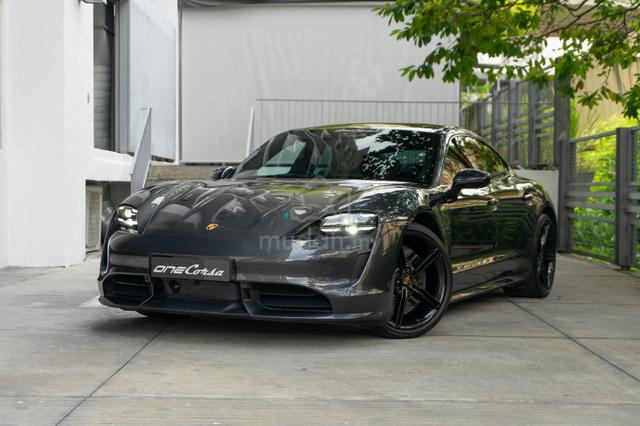 Porsche Taycan Turbo 2021 Volcano Grey Import New - 1