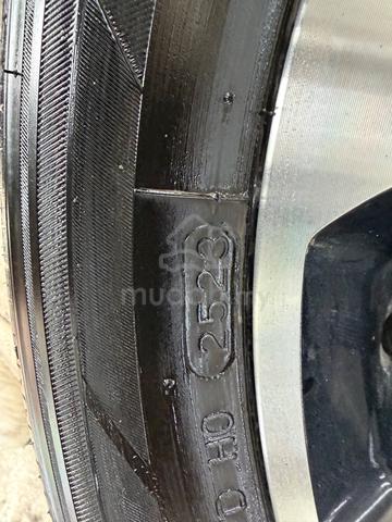 Rim original bezza advance 15 inch tayar 80% - photo 5 of 6