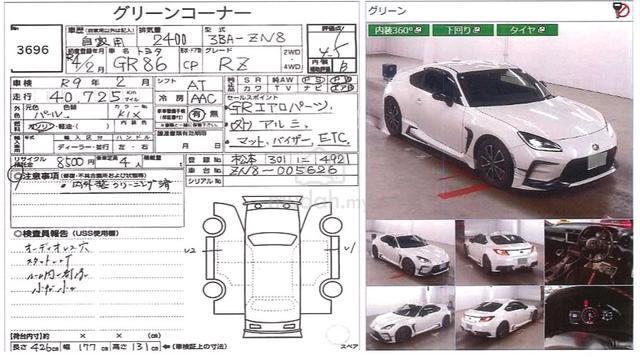 2022 Toyota GR86 2.4 RZ Automatic - GR Bodykit - 2