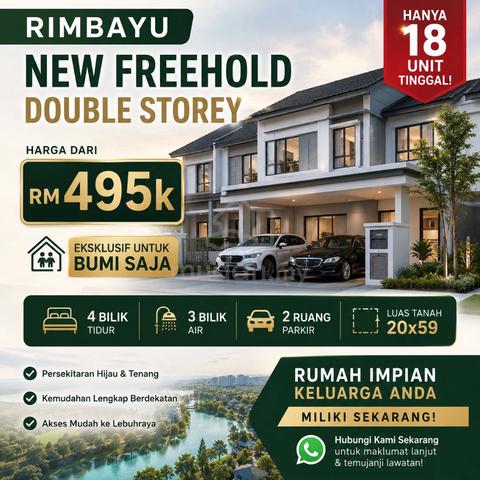 Cheapest Freehold Double Storey at Sek 30 Shah Alam RM 4xxk 1