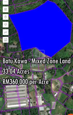 Batu Kawa Rantau Panjang 33.04 Acres Mixed Zone Land 1