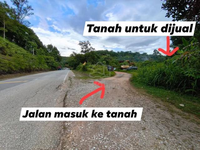 Tanah Tepi Jalan Kechau Berhampiran Bandar Baru Kuala Lipis 2