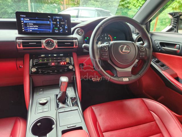 2021 Lexus IS300 F Sport Sun Roof 360 Camera Red - 2