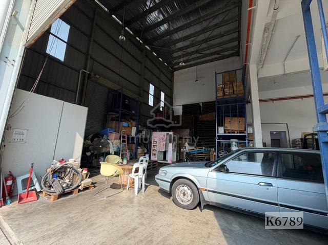 Klang Jaya 1.5 Storey Semi D Factory For Rent Corner Unit 63x87 1