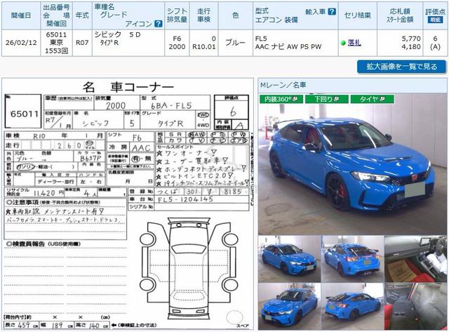 2025 Honda CIVIC 2.0 TYPE R FL5 (M) New Car 6/A - 4