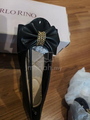 Carlo Rino Bow Belle Ballet Flats Black Size 36 - photo 3 of 5