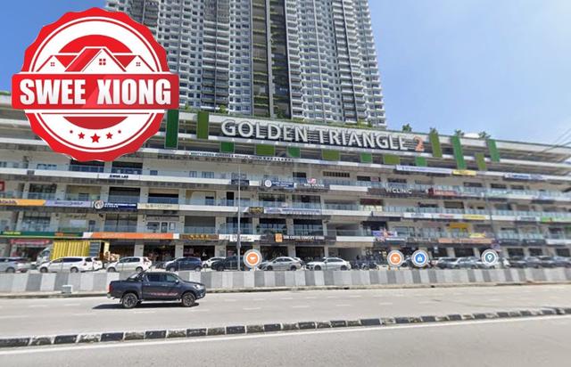 FIRST FLOOR GOLDEN TRIANGLE 2 SHOP 1279sf RELAU BAYAN LEPAS BARU CHEAP 1