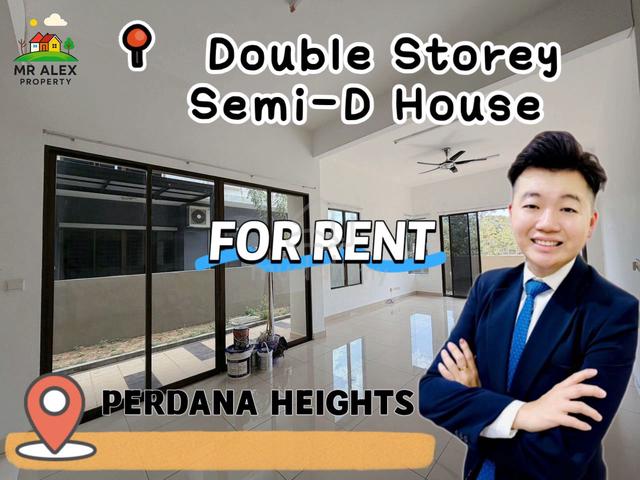 【FOR RENT】Double Storey Semi-D House 📍Perdana Heights ,Toll SP Utara 1