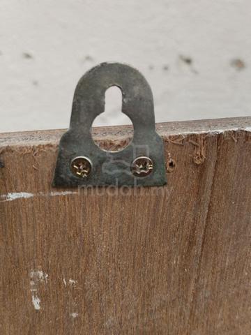 YF16AA Cermin Rak Kayu 2 x 4.4 Feet Vintage - photo 5 of 6