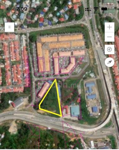 1.55 acre Road Frontage Jalan UMS next to Sulaman Square 1