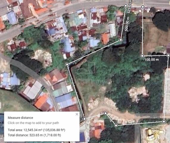 Butterworth Teluk Air Tawar Land Facing Road 135036sqft 1
