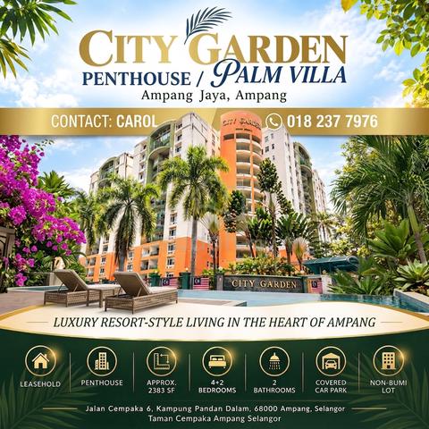 City Garden Palm Villa 1
