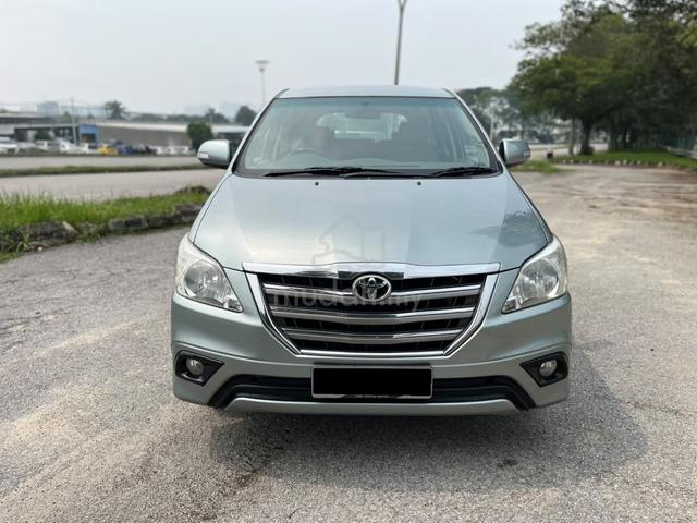 2014 Toyota INNOVA 2.0 G (A) *1 OWNER ONLY - 2