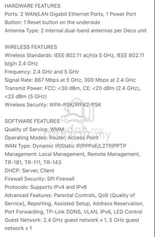 Tp Link Deco M Ac Whole Home Mesh Wi Fi Sys Computers