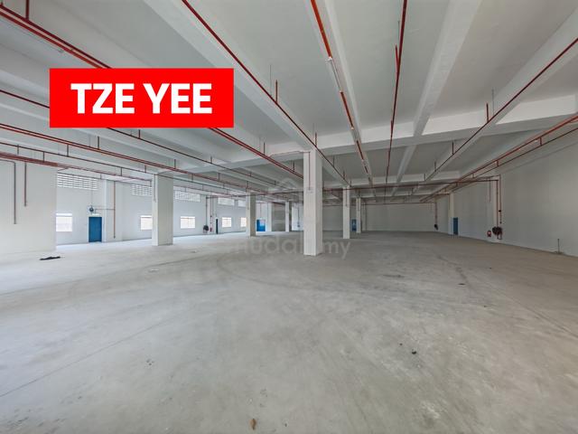 KULIM DETACHED FACTORY WAREHOUSE FOR RENT ! Fully Concrete Rare Unit ! 1