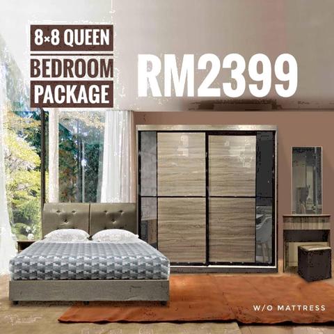 8x8 ft Bedroom Set - Furniture & Decoration for sale in Shah Alam, Selangor