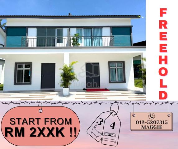 (FULL LOAN) New FREEHOLD Double Storey Terrace Cheng Lotus Melaka 1